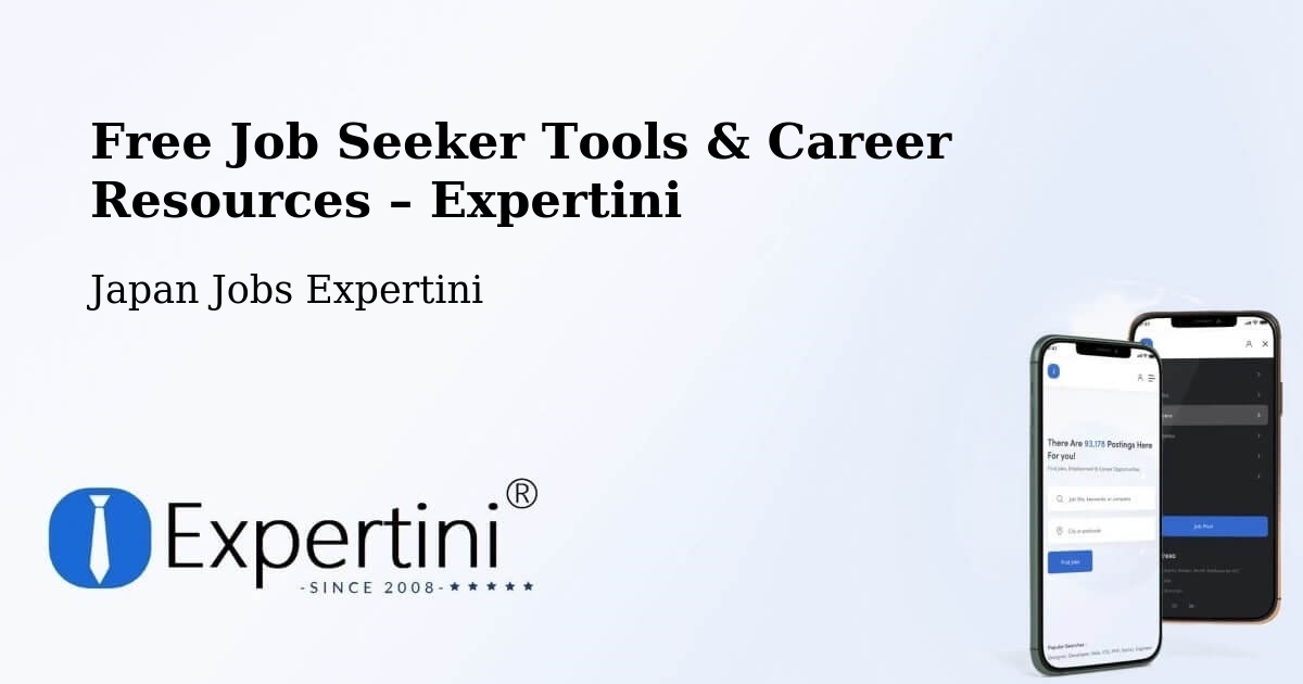 Free Job Seeker Tools & Career Resources – Yamagata - Yamagata, Japan Jobs Expertini